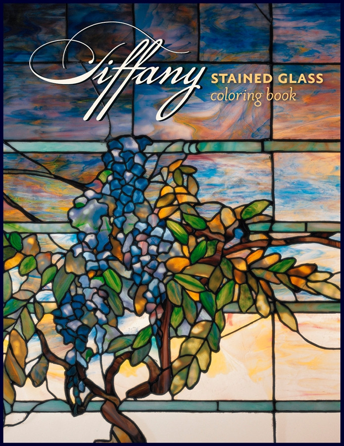 Tiffany stained glass coloring book vmfa shop