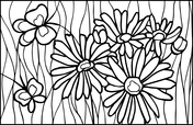 Stained glass coloring pages free coloring pages