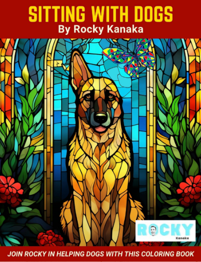 Sitting with dogs coloring pages â rockykanaka