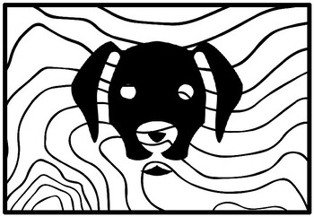 Pets dogs coloring pages pets dogs stain glass art by nitin sharma