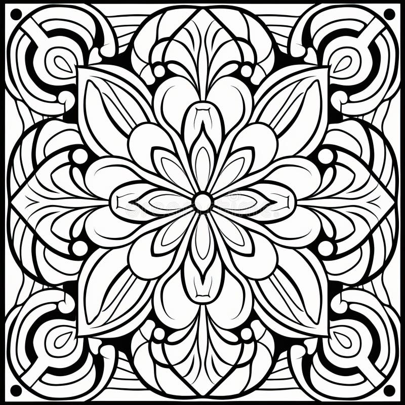 Stained glass coloring page stock illustrations â stained glass coloring page stock illustrations vectors clipart