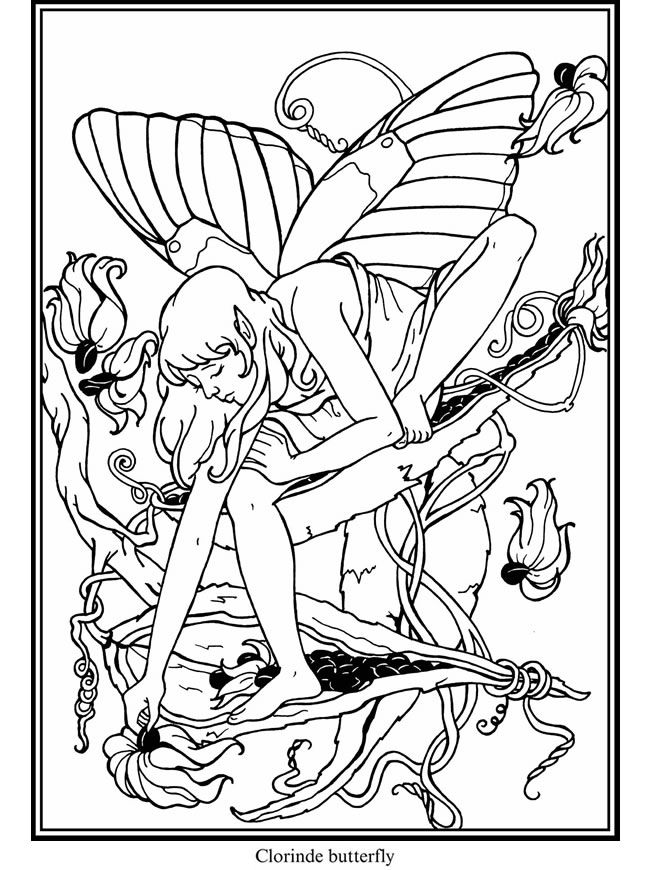 Wele to dover publications fairy coloring pages pyrography patterns coloring books