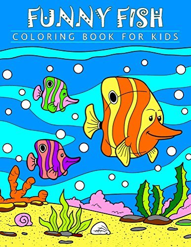 Funny fish coloring book for kids fish patterns for coloring and stained glass stencils by om yasmeen