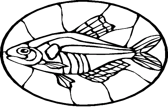 Fishes coloring pages