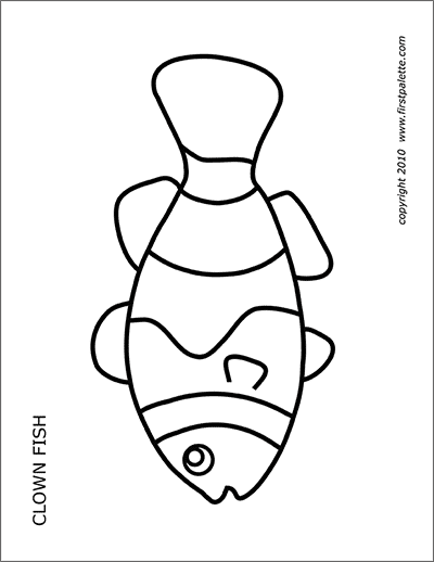 Coral reef fishes free printable templates coloring pages
