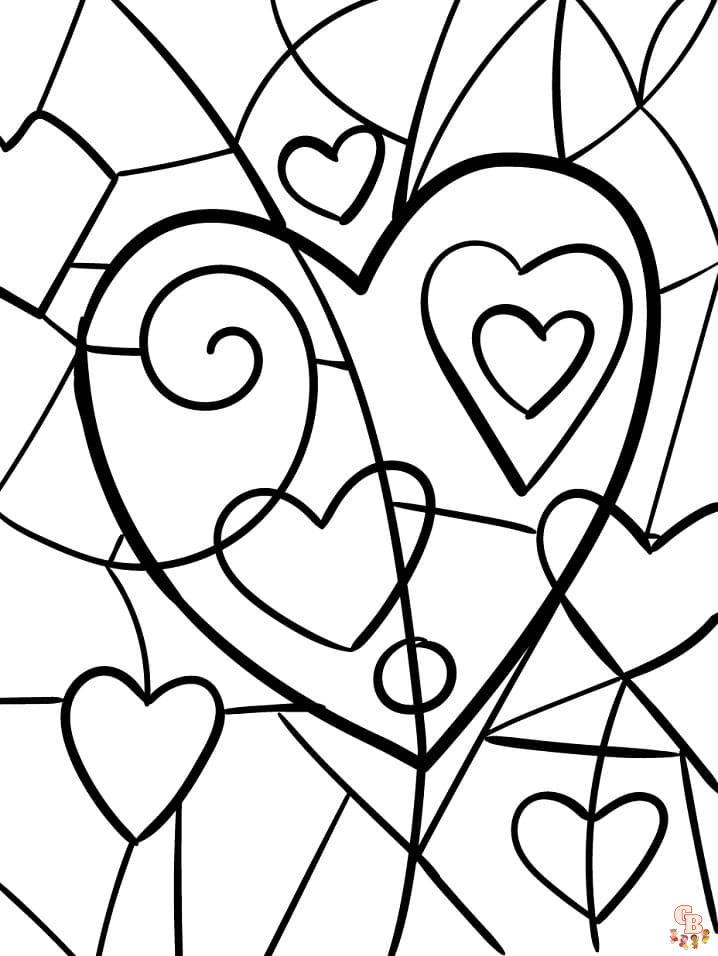 Patterned coloring pages