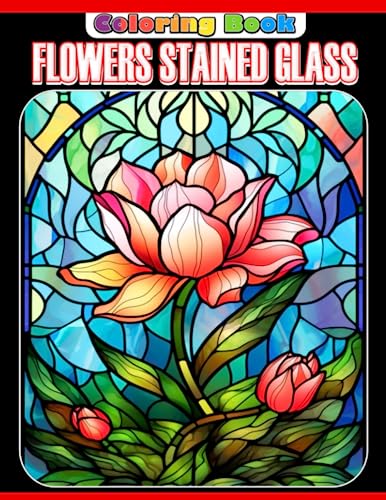 Flowers stained glass coloring book bible themes rose windows gothic and floral designs coloring pages for all ages to have fun uniwind by lily