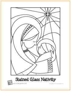 Free printable bible coloring pages nativity coloring page â my favorite freebies