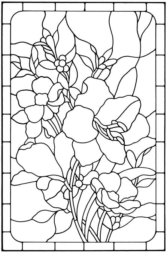 Floral stained glass pattern book stained glass patterns stained glass paint stained glass quilt