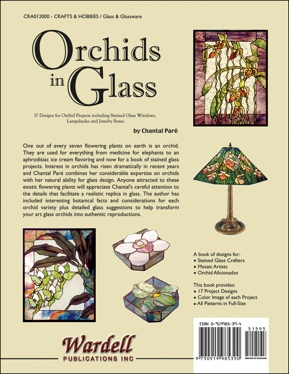 Orchids in glass â art glass love by wardell