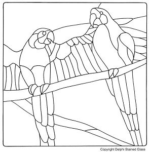 Free parrots pattern stained glass patterns stained glass patterns free stained glass