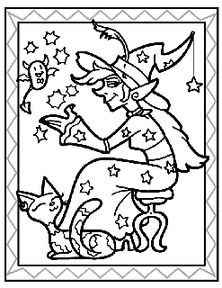 Halloween free coloring pages