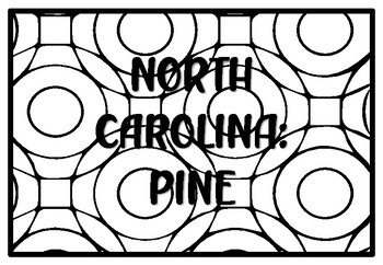 North carolina pine state tree coloring pages by anisha sharma