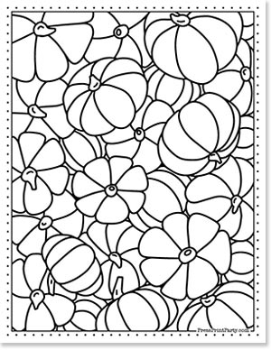 Free printable pumpkin coloring pages perfect for fall