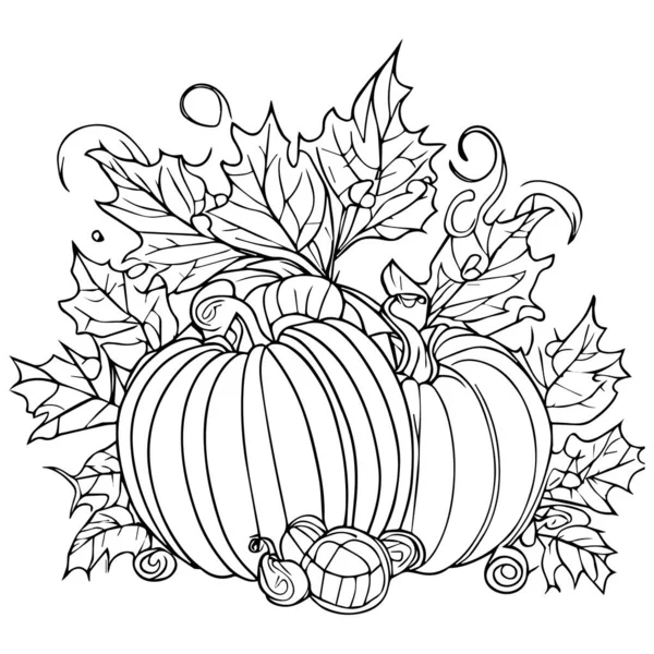 Halloween pumpkin coloring pages vector images