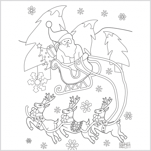 Free christmas coloring pages for