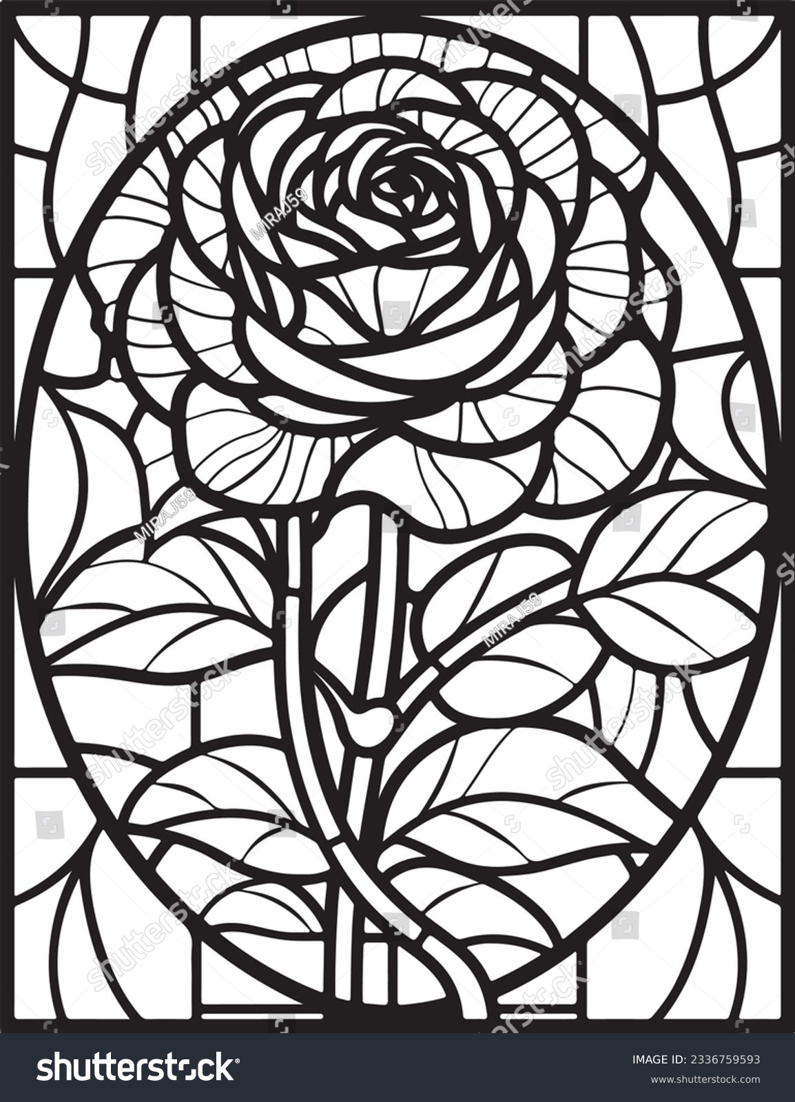 Rose coloring page images stock photos d objects vectors