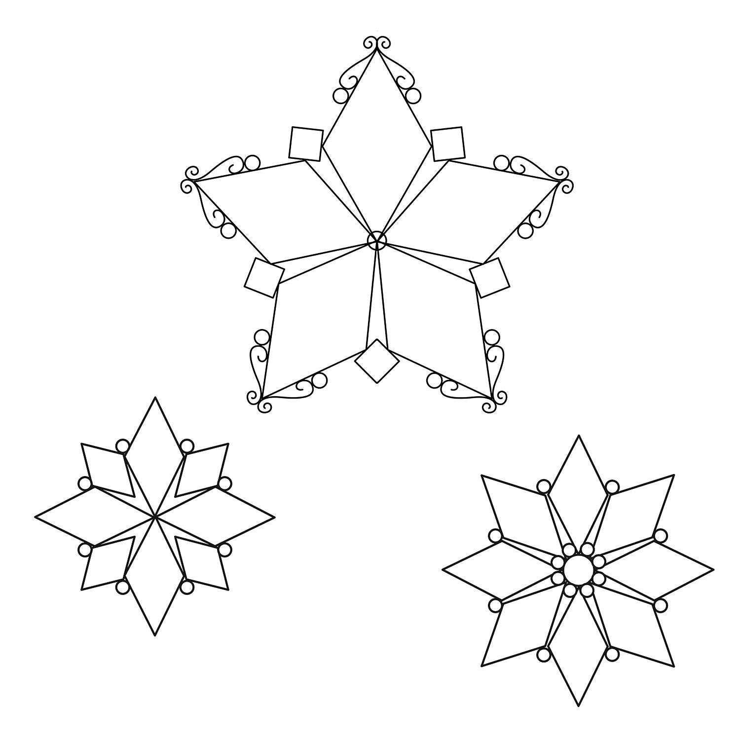 Free bevel snowflake patterns beveled panels delphi glass