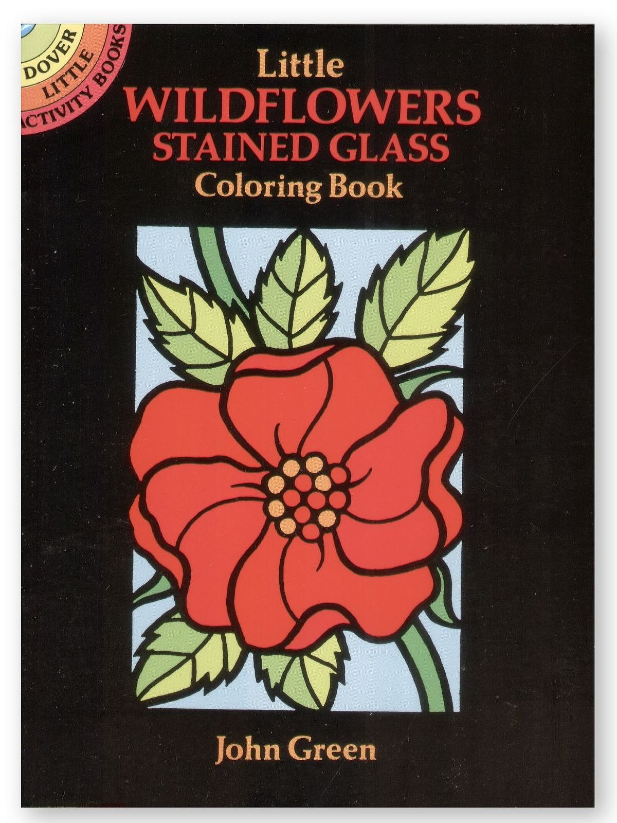 Little wildflowers stained glass coloring book isterartco