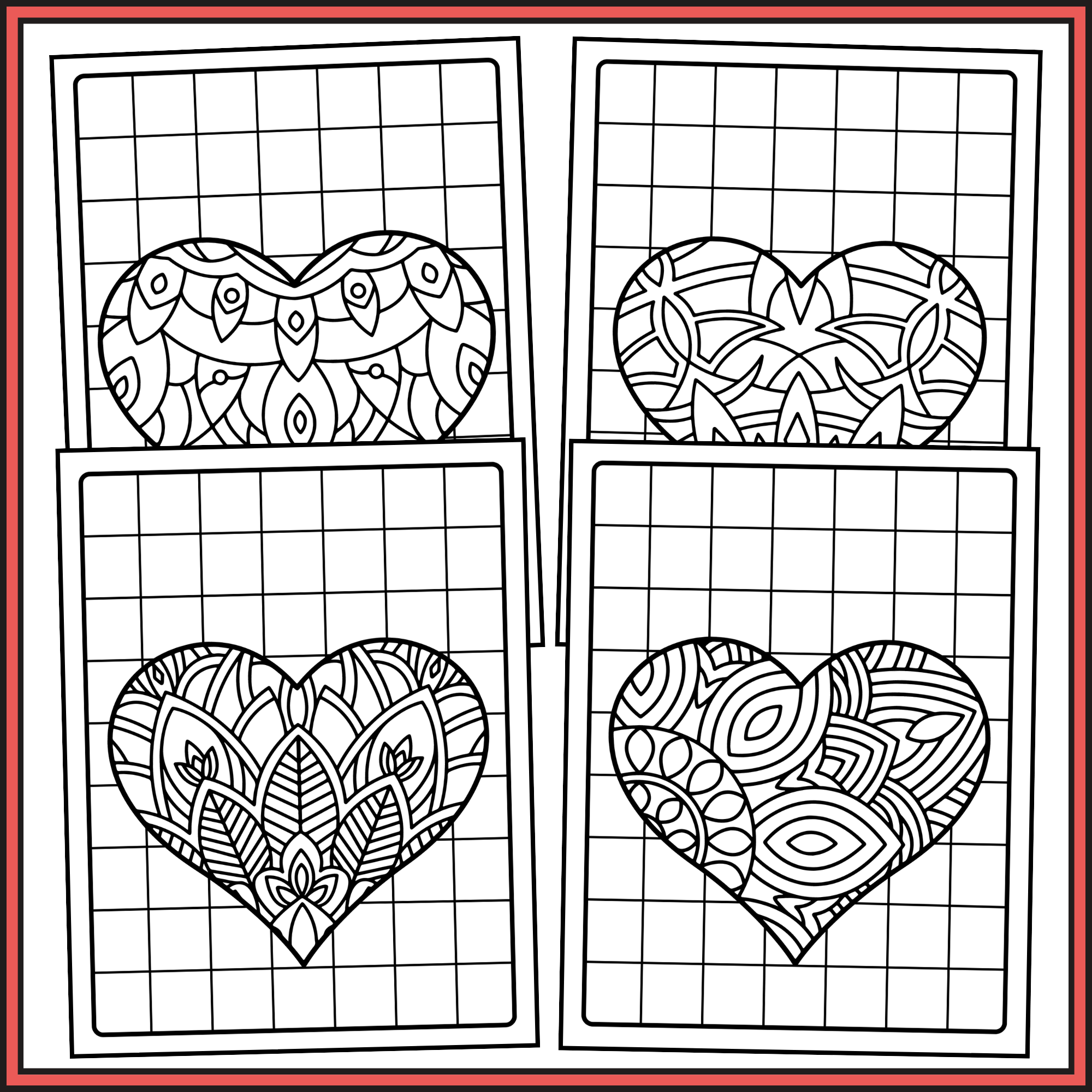 Valentine hearts coloring pages valentines day coloring pages made by teachers