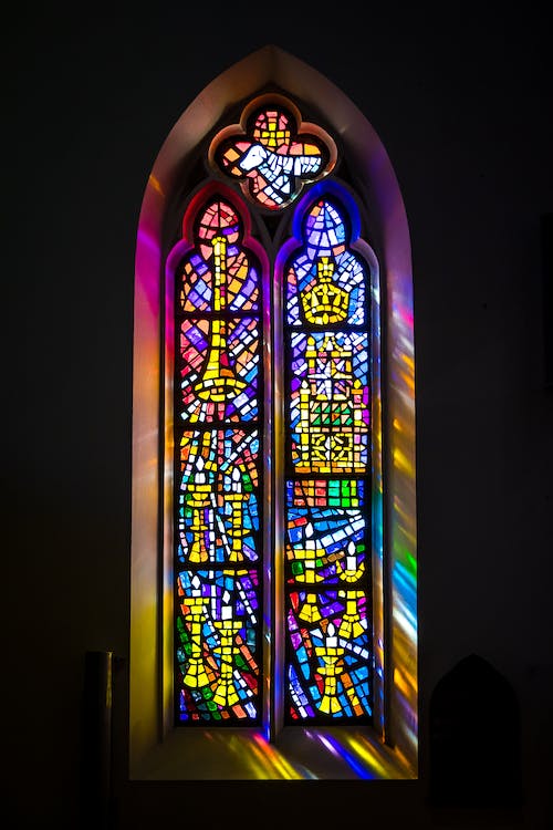 Victorian Stained Glass Wallpaper