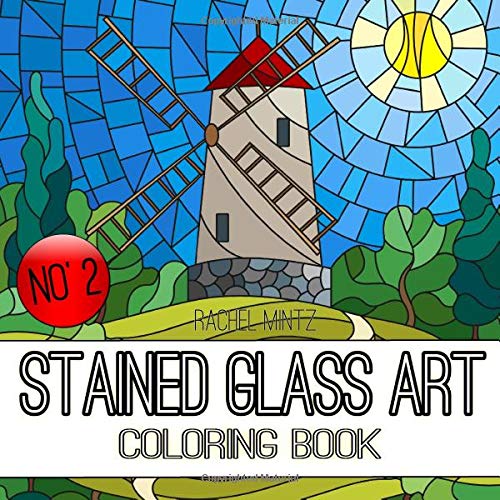 Stained glass art loring book