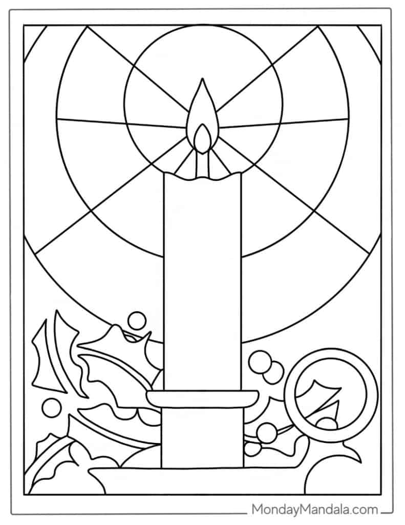 Christmas coloring pages free pdf printables