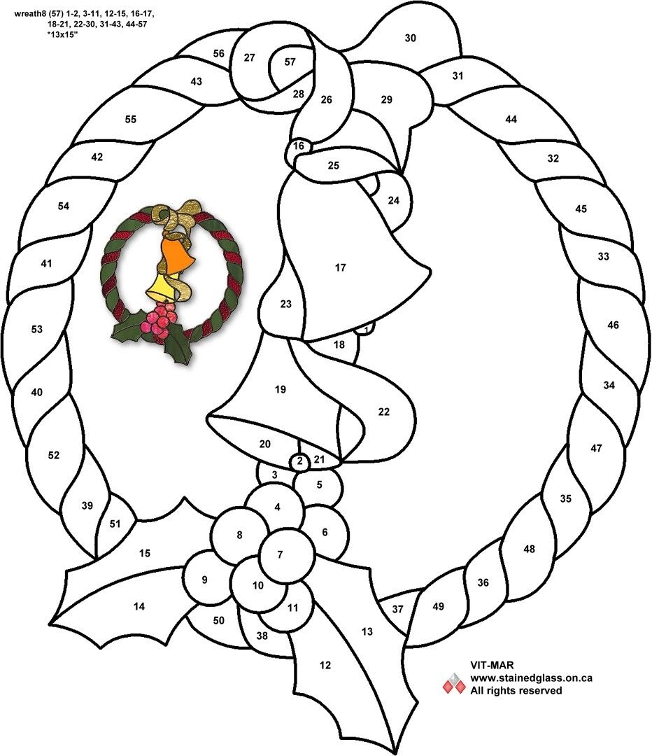 Free stained glass patterns wreaths ribbons stained glass christmas stained glass patterns stained glass patterns free