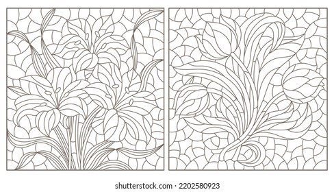 Stained glass flower images stock photos d objects vectors