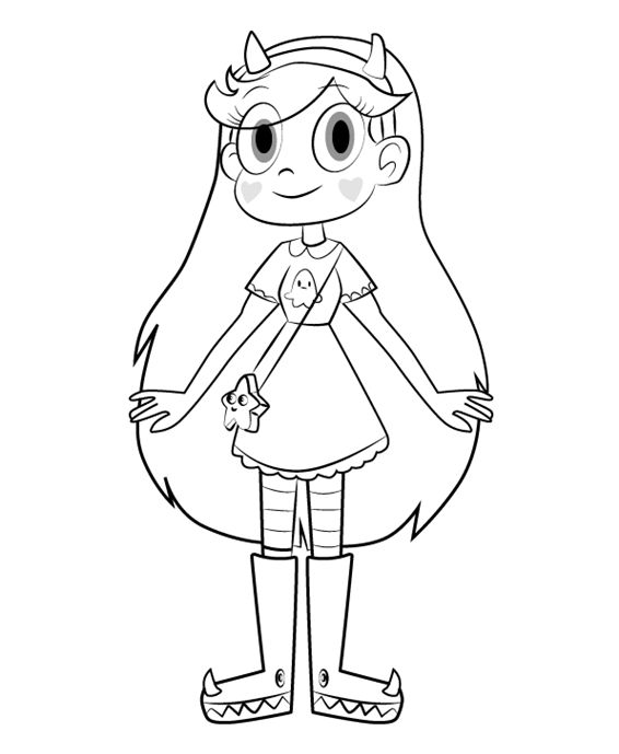 Star butterfly star contra la pãgina de colorear de forces of evil drawing stars butterfly coloring page butterfly drawing