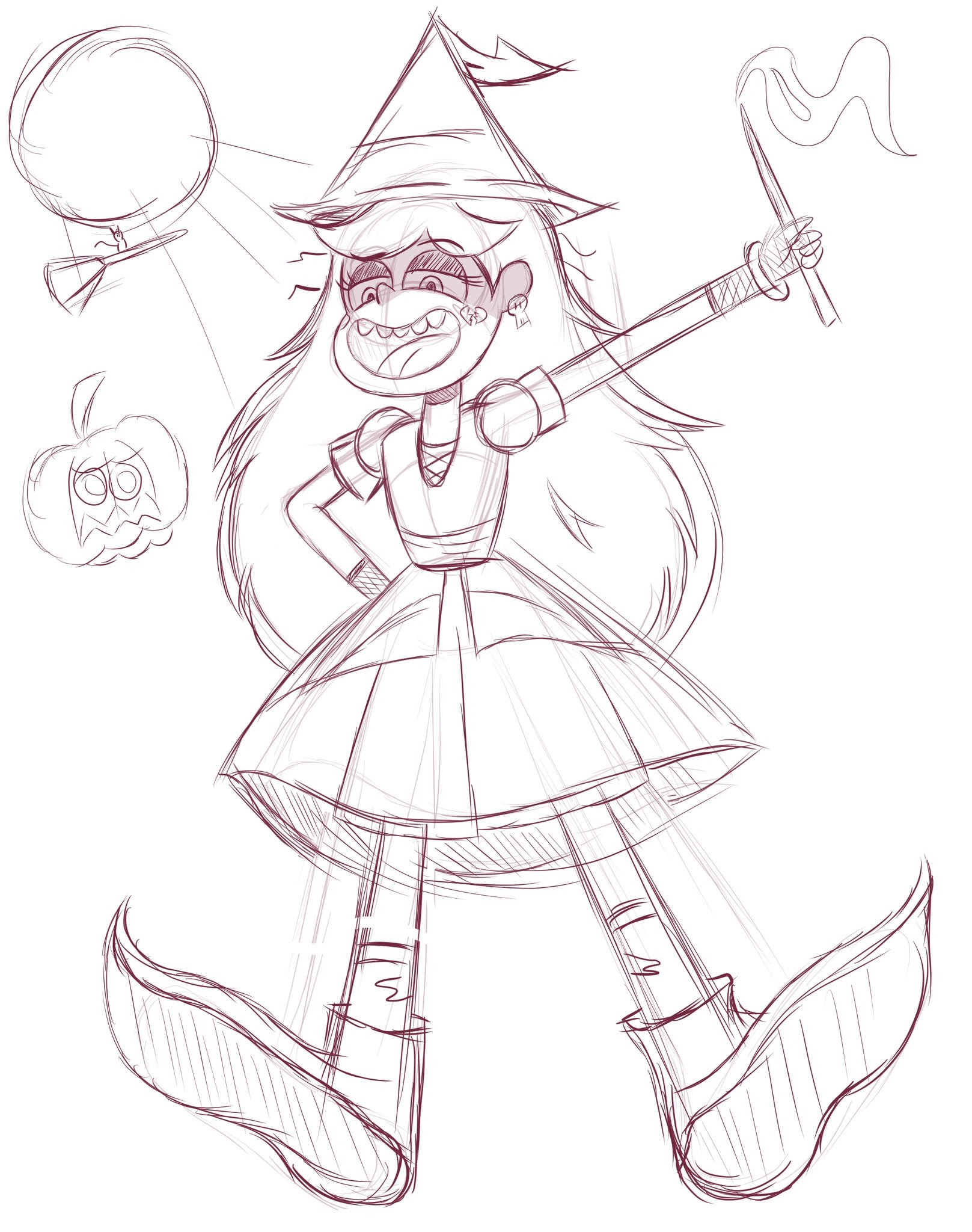 Star butterfly as a witch by alexander