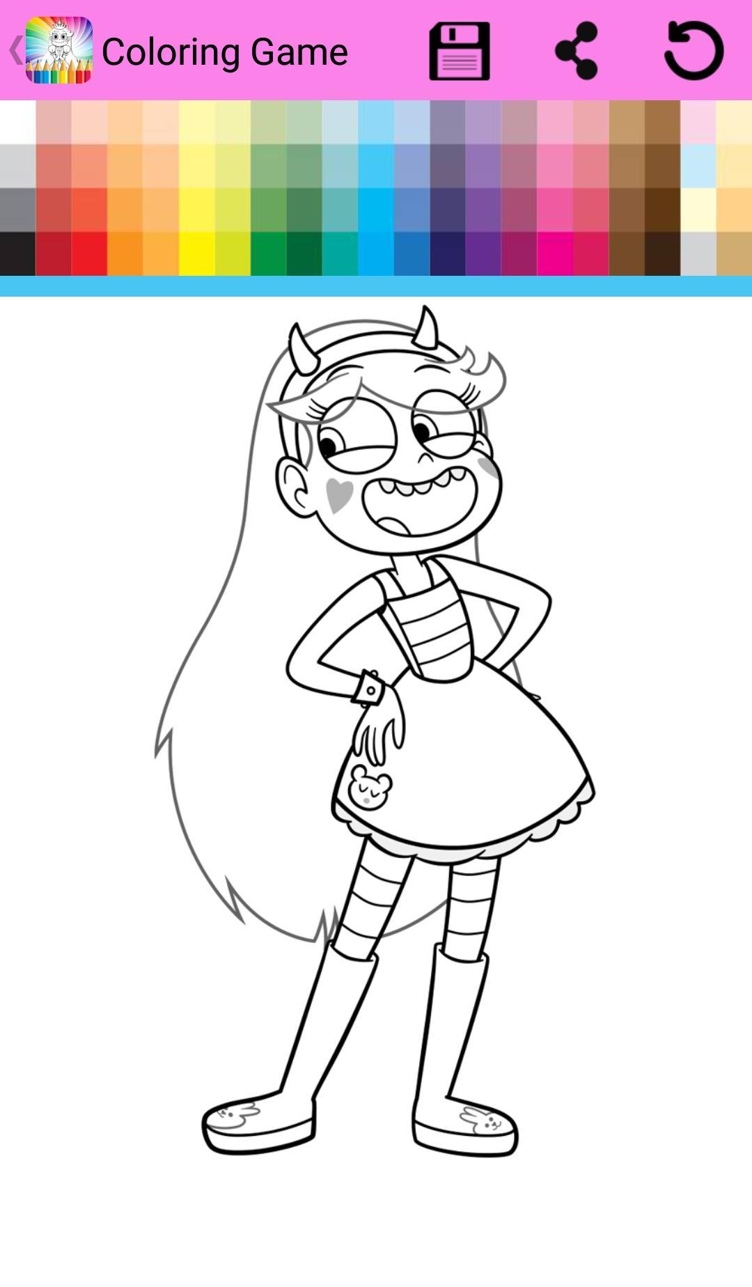 Star vs forces evil coloring bookååçéæapkäè