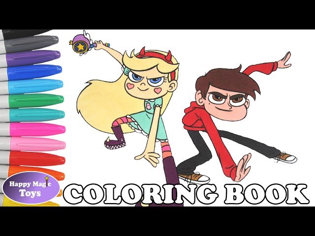 Star vs the forces of evil coloring book pages star butterfly arco coloring pages svtfoe kids art