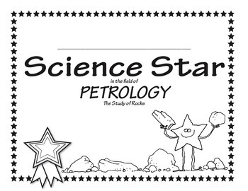 Science star certificates