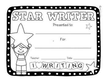 Star certificates to spotlight students by kraus in the schoolhouse