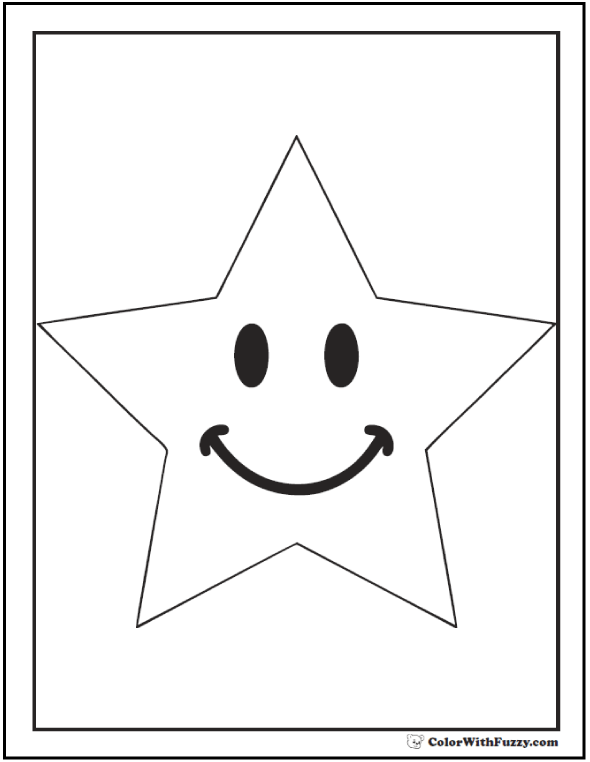 Star coloring pages â customize and print ad