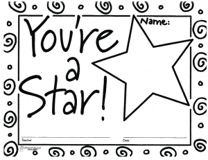 Youre a star free printable blank certificates squarehead teachers