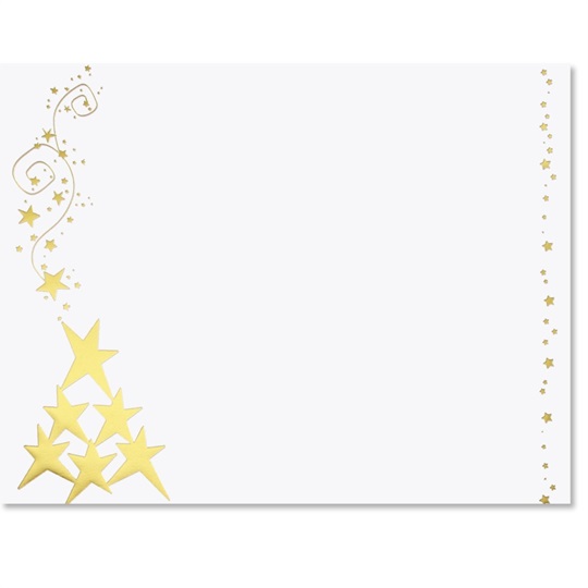 Reach for the stars specialty certificates paper direct