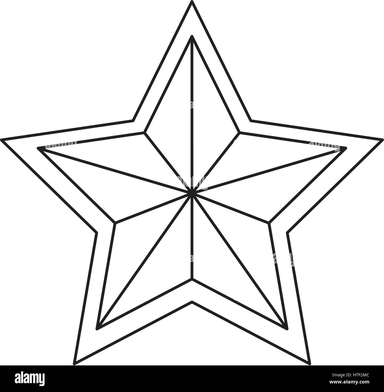 Star award symbol stock vector image art