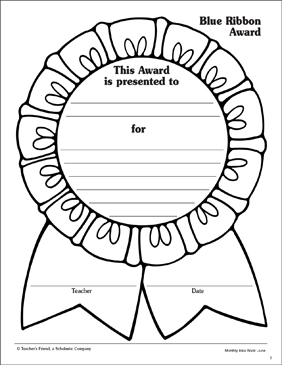 Star award printable awards and incentives skills sheets