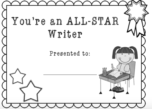 Super writer award