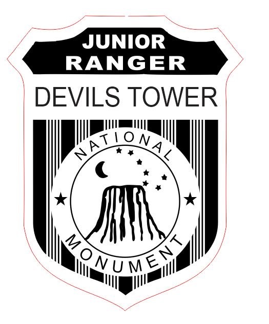 Devils tower virtual junior ranger badge and certificate us national park service