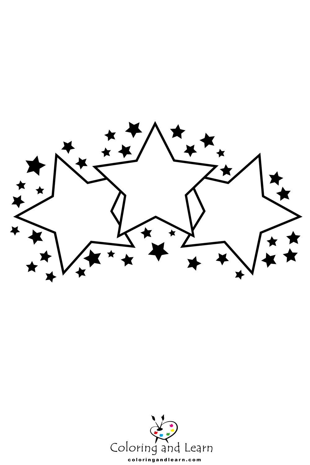 Star coloring pages