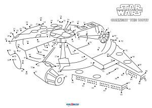 Free printable star wars dot to dot star wars activities star wars crafts the dot book