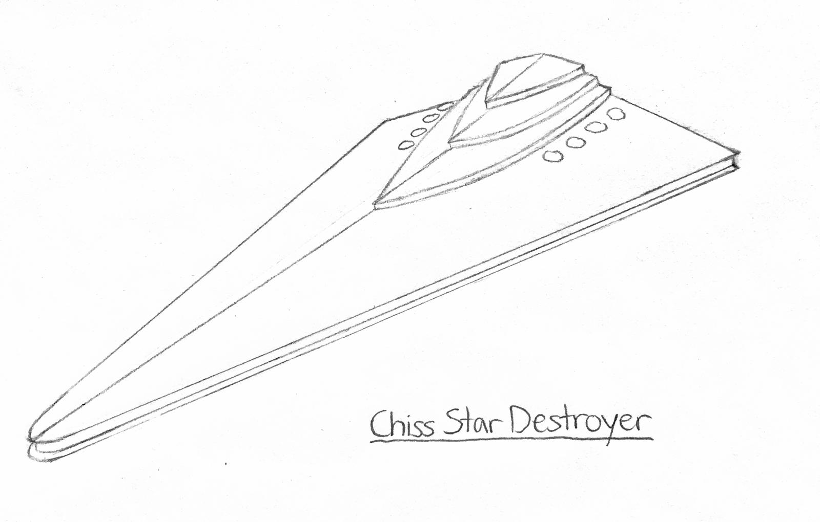 Chiss star destroyer by aidmoore on