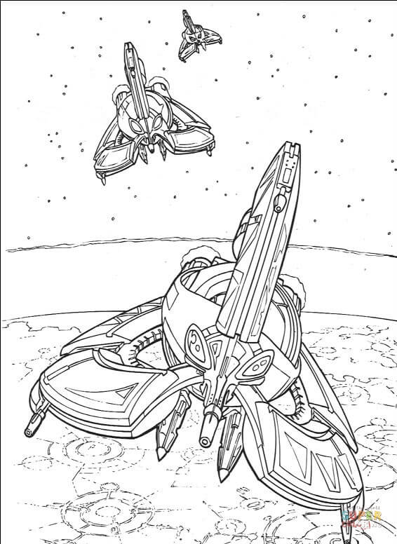 Star wars spaceship coloring page free printable coloring pages