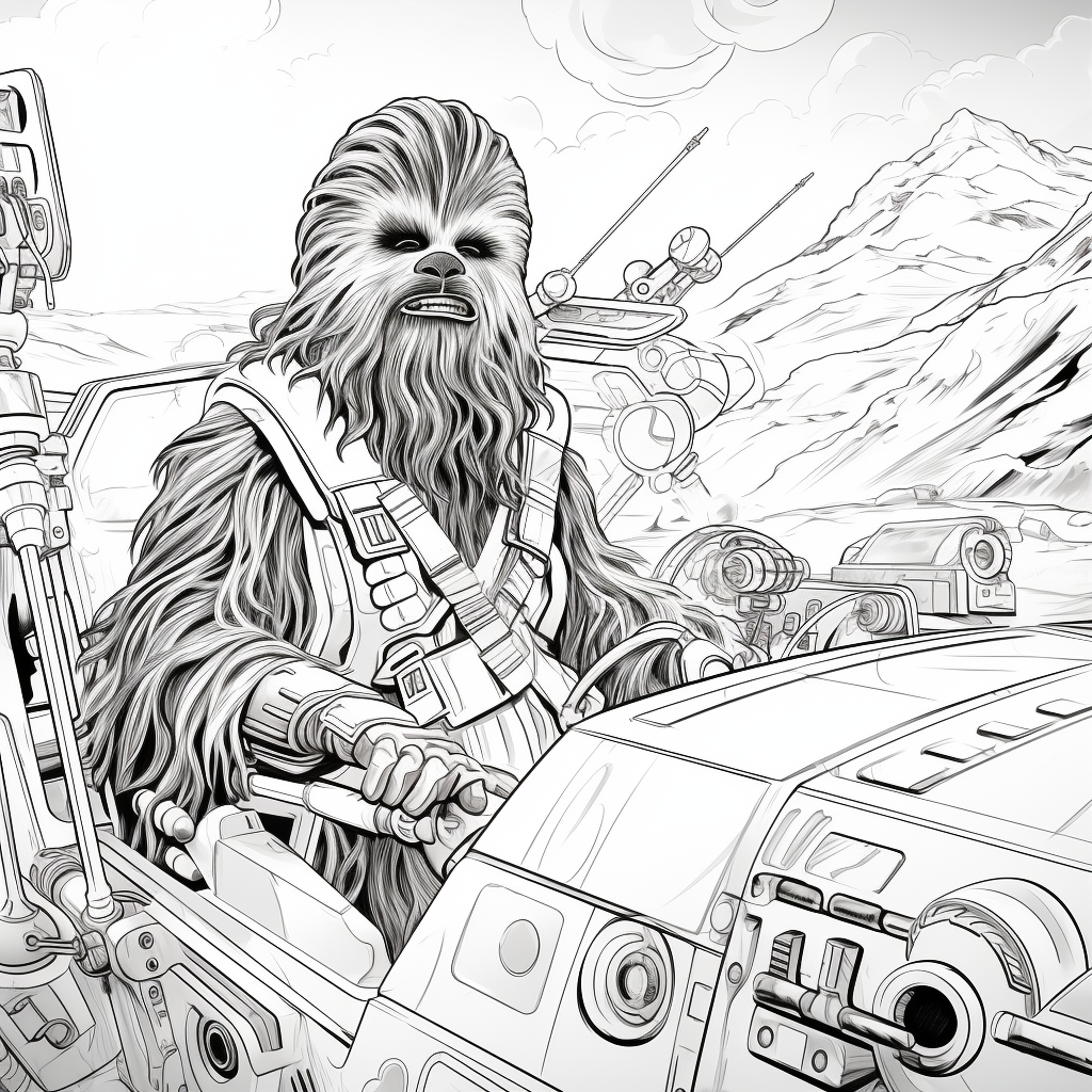 Printable star wars coloring pages for young padawans