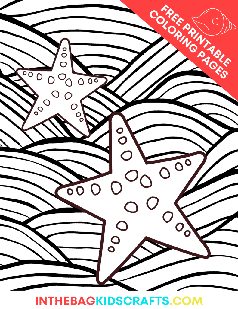 Beach coloring pages free printable â in the bag kids crafts