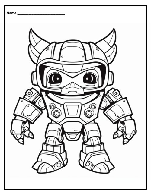 Best robot coloring pages of â