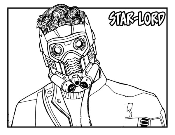 Guardians of the galaxy coloring pages printable for free download